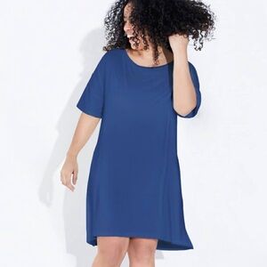 Recliner NYC NWT Navy Blue Night Tee Sleep Dress Pajama